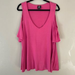 S/S Pink Bobeau Top
